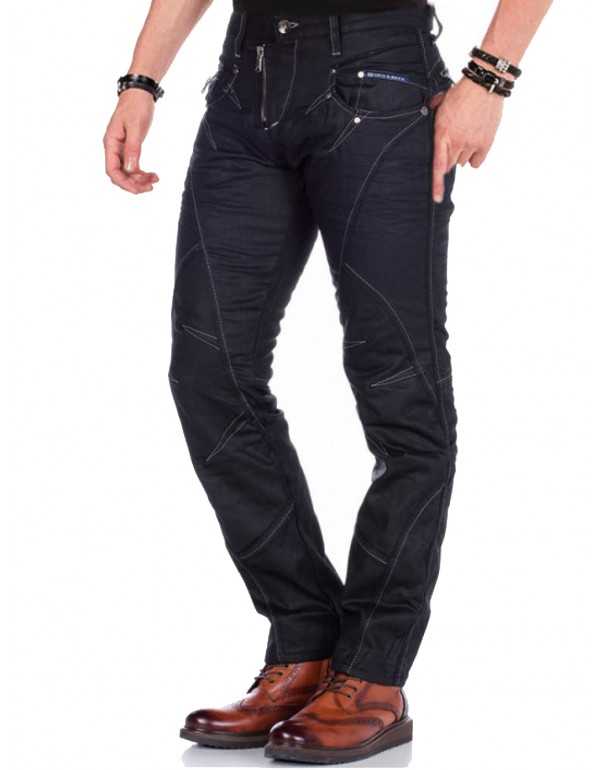 Брендовые мужские джинсы Cipo & Baxx CD812 BLACK с наличием в Москве