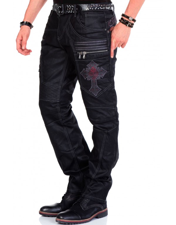Брендовые мужские джинсы Cipo & Baxx CD293 BLACK с наличием в Москве