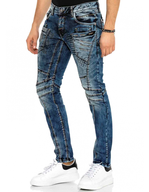 Брендовые мужские джинсы Cipo & Baxx  CD418 DARK с наличием в Москве