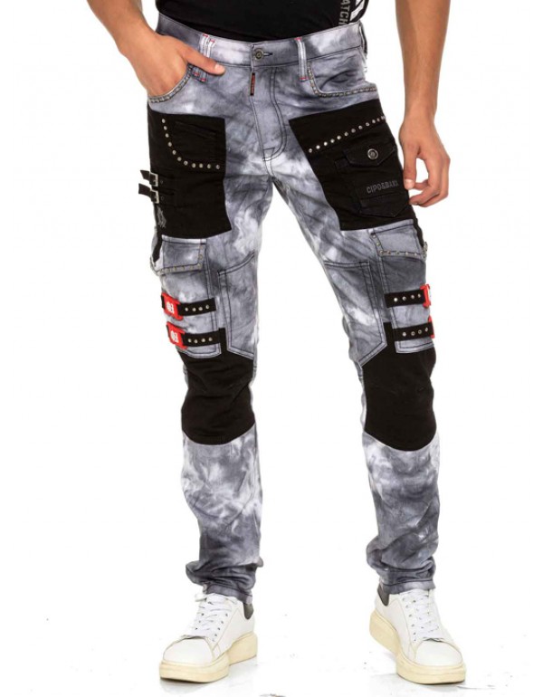 Брендовые мужские джинсы Cipo & Baxx CD805 GREY с наличием в Москве