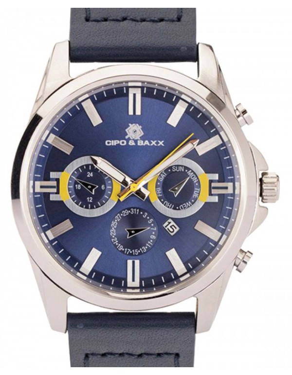 Брендовые мужские часы Cipo & Baxx CZ108 BLUE с наличием в Москве