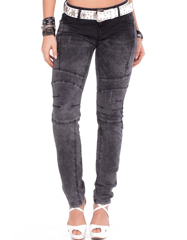 Брендовые женские джинсы Cipo & Baxx WD252 BLACK с наличием в Москве 