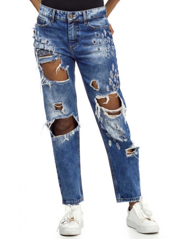 Брендовые женские джинсы Cipo & Baxx WD335 BLUE с наличием в Москве